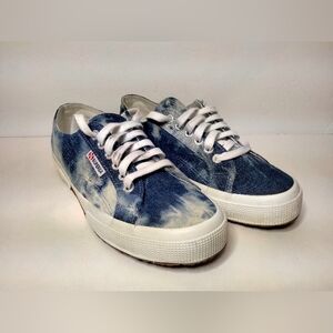 Superga Sneakers Fantasy Indigo Tie Dye Shoes Women's Size 9/Mens 7.5 EU 40